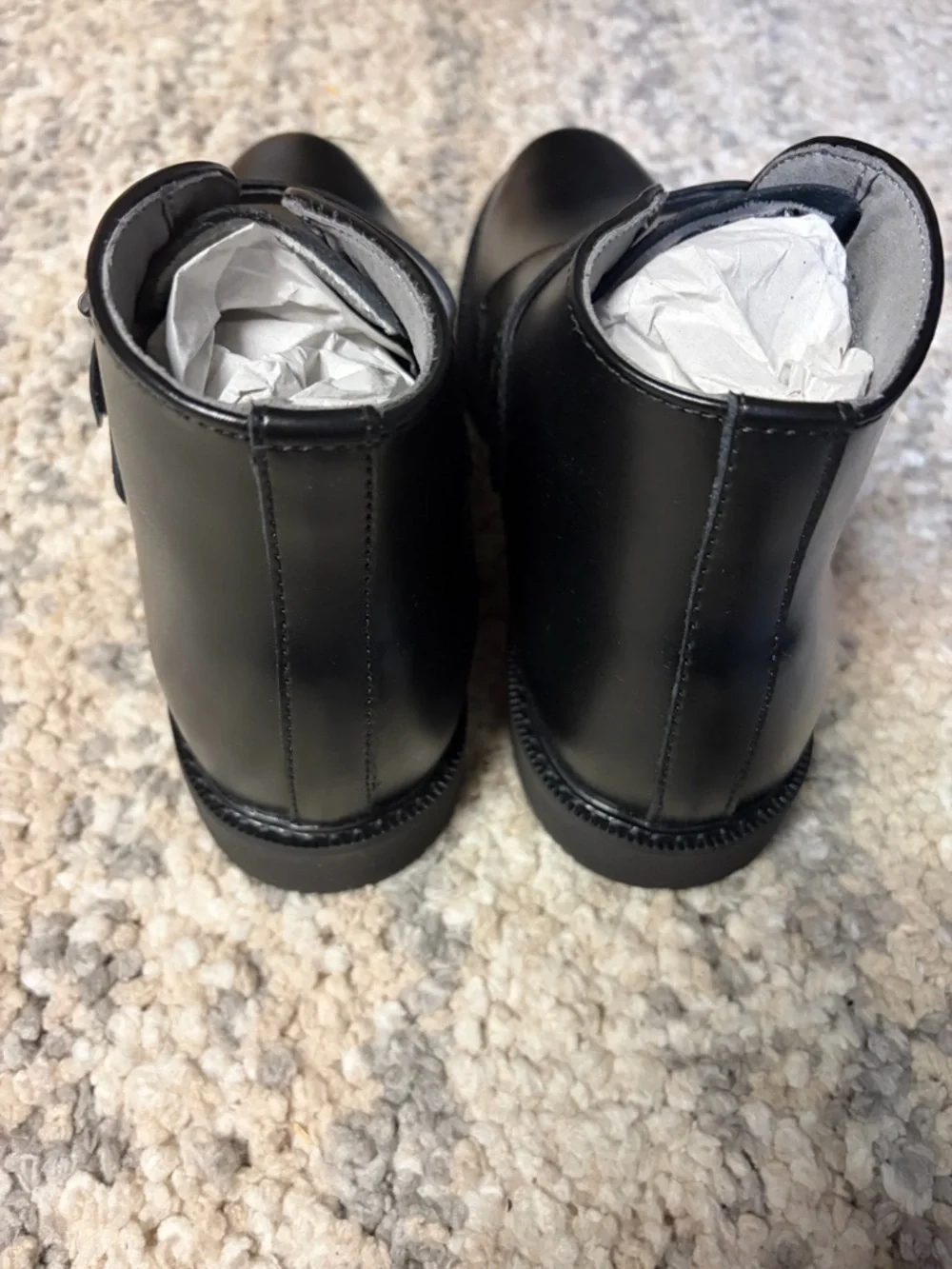 Bates Black Leather Chukka Boot with Buckle New in Box